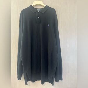 Polo by Ralph Lauren Black Shirt with Purple Emblem